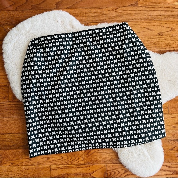 Talbots Jacquard metallic butterfly skirt - Picture 3 of 8